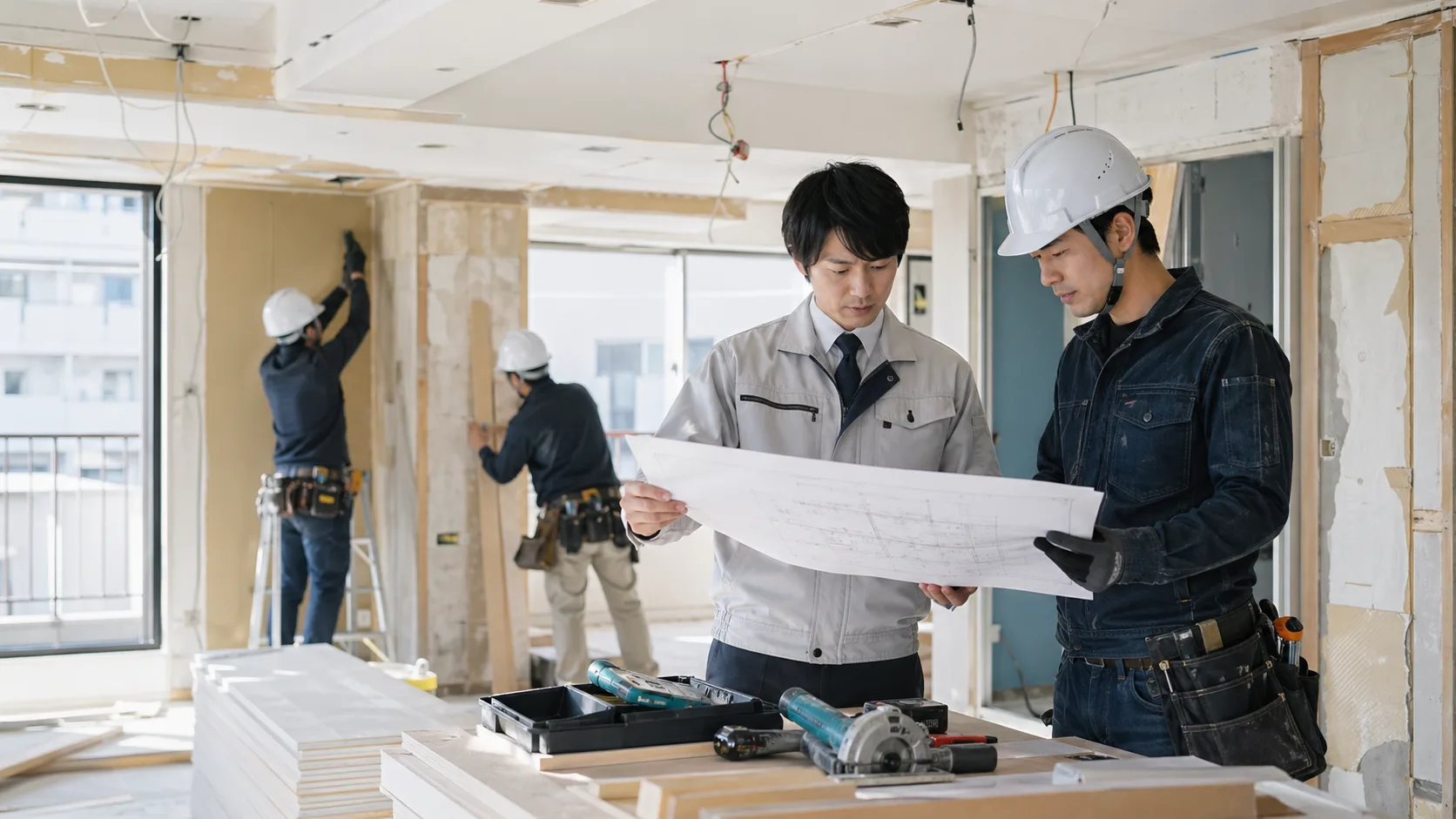 リノベーション工事のイメージ